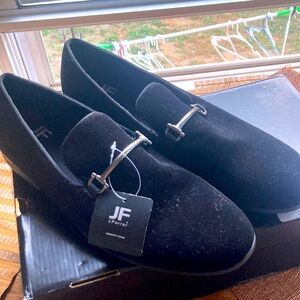 JF Cannon Black Men’s Formal Shoes 10.5